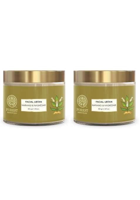 Forest Essentials Facial Ubtan Narangi and Nagkesar Ayurvedic Face Scrub