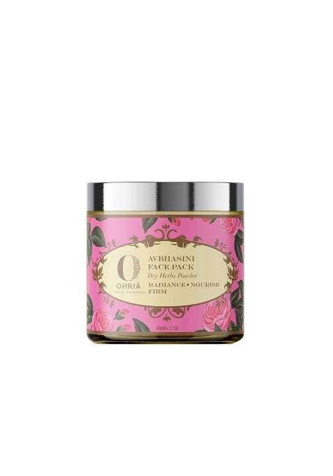 Ohria Ayurveda Avbhasini Face Pack 60G Ayurvedic De Tan Dry Herb Powder with Sandalwood Sariva
