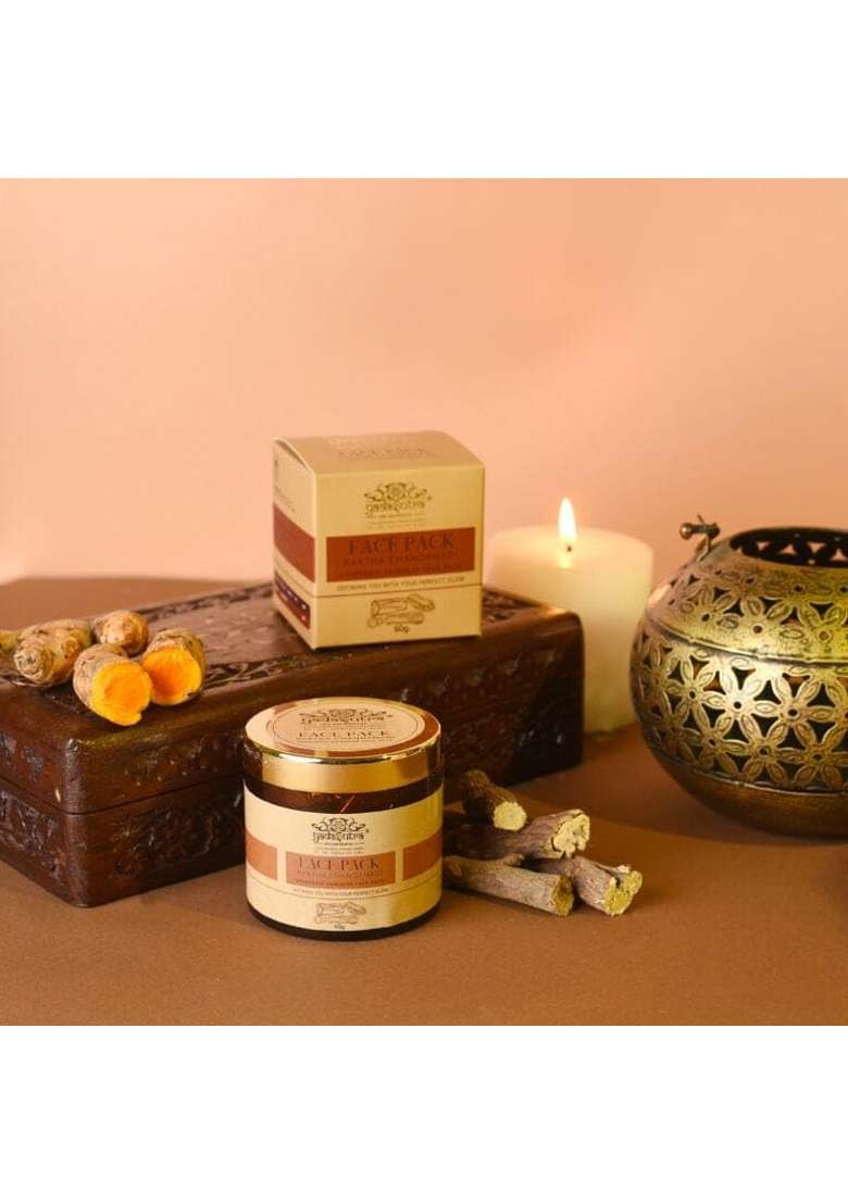 Yadasutra Ayurveda Skin Care Combo Ayurvedic Face Mist 200ML and Raktha Chandanadi Face Pack 50G - Indya