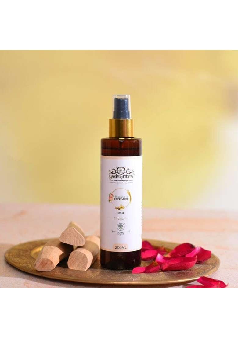 Yadasutra Ayurveda Skin Care Combo Ayurvedic Face Mist 200ML and Raktha Chandanadi Face Pack 50G - Indya