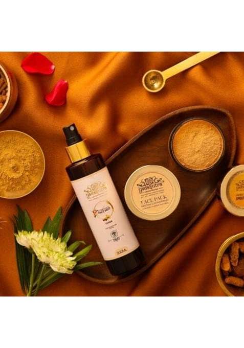 Yadasutra Ayurveda Skin Care Combo Ayurvedic Face Mist 200ML and Raktha Chandanadi Face Pack 50G