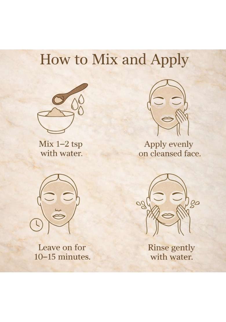 Agrim Ayurveda Nava Kanti Lepa Face Pack Powder 50 GM Herbal Glow and Skin Brightening Face Mask for Skin - Indya