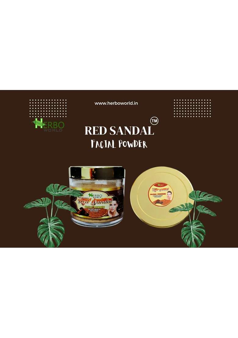 Herbo World and Redsandal Mukha Chaya Night Face Cream 50G Plus Free Red Sandal Powder Face Pack 40G - Indya