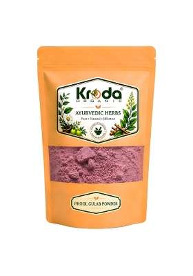 Kroda Organic Phool Gulab Powder for Face and Hair Pure Rose Petal Powder Shatapatra Taruni Pack of 1
