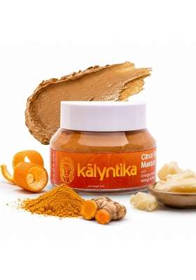 Kalyntika Citrus Radiance Vitamin C De Tan Face Mask for Glowing Skin 50G