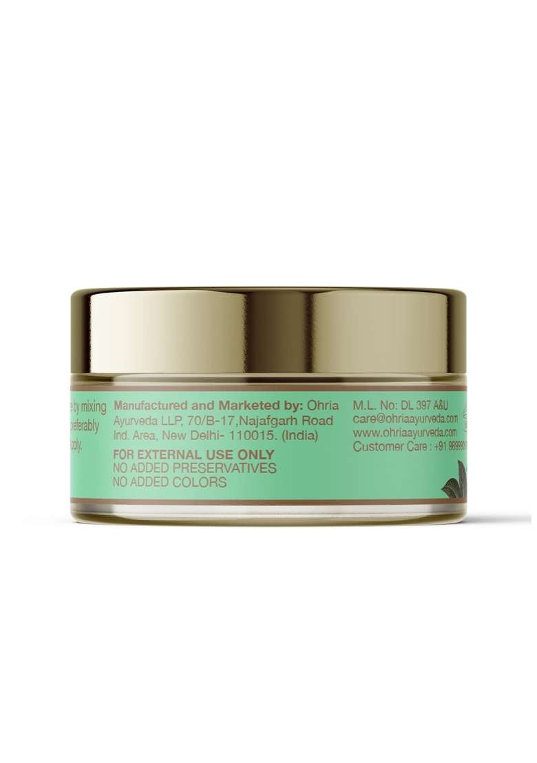 Ohria Ayurveda Lodhra Vacha De Tan Face Pack Natural Anti Acne Dry Herb Powder - Indya