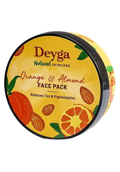 Deyga Orange and Almond Face Pack for Radiant Glow Exfoliates Brightens and Hydrates Skin