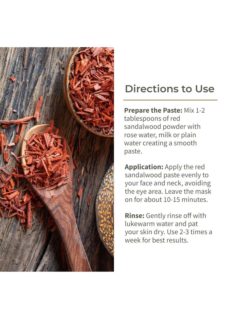 Ecotyl Red Sandalwood Powder Natural Skin Brightener - Indya