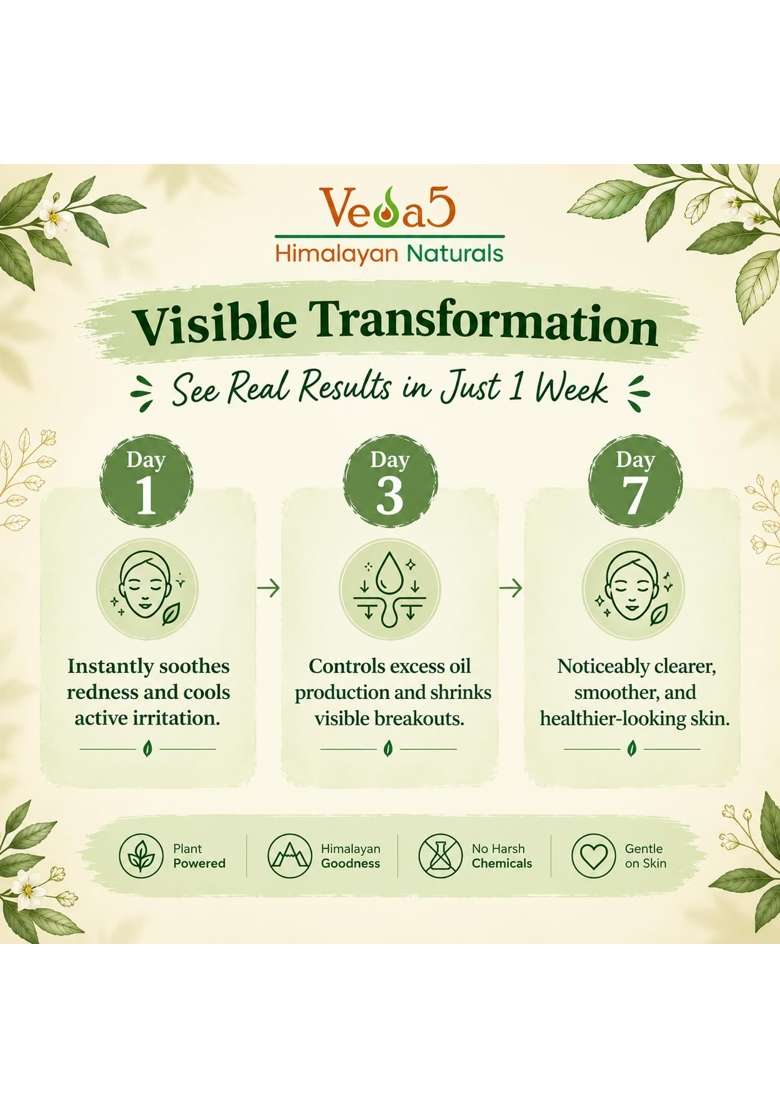 VEDA5 the Ayurvedic Face Care Kit with Cinamon and Manjistha Face Serum - Indya