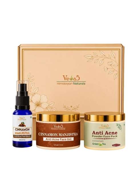VEDA5 the Ayurvedic Face Care Kit with Cinamon and Manjistha Face Serum
