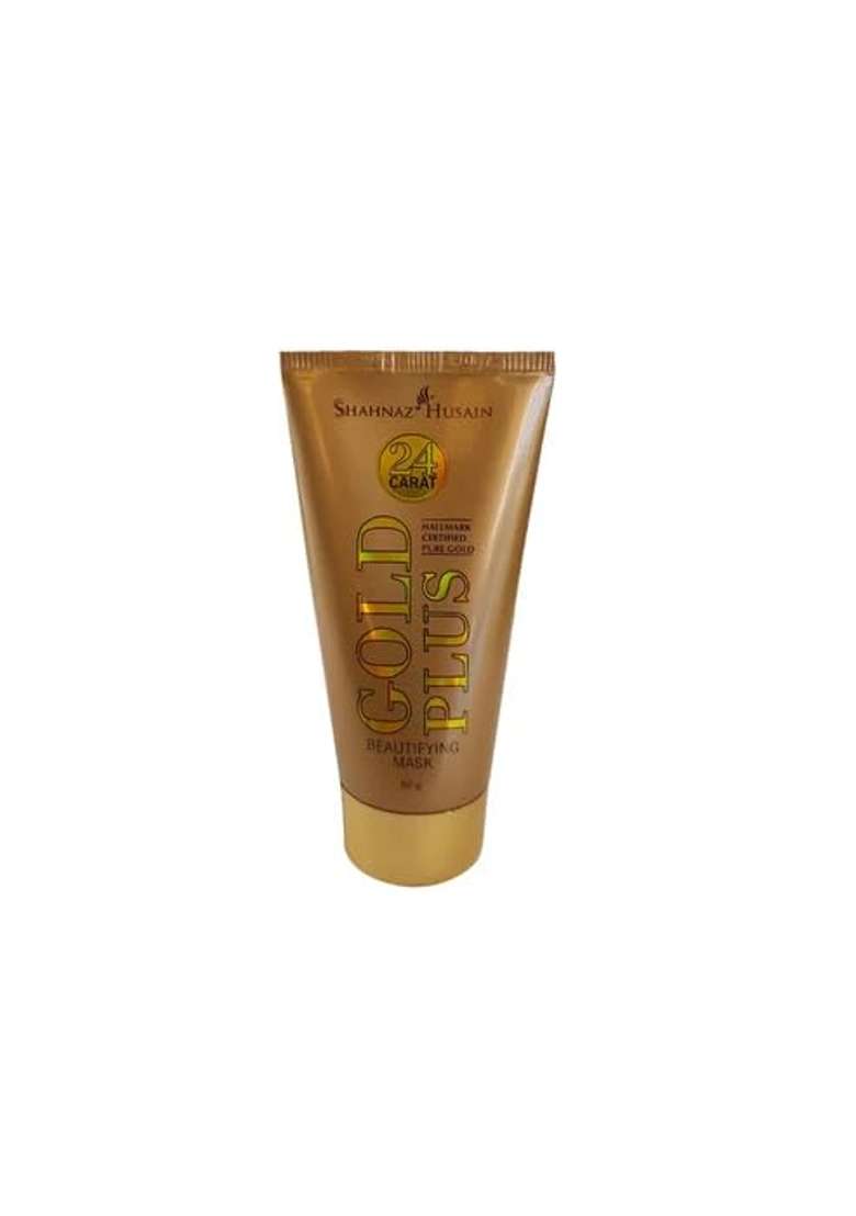 Shahnaz Husain 24 Carat Gold Plus Beautifying Mask Tube 50G - Indya