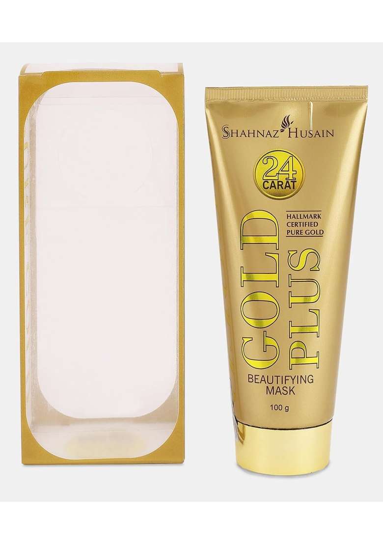 Shahnaz Husain 24 Carat Gold Plus Beautifying Mask Tube 50G - Indya