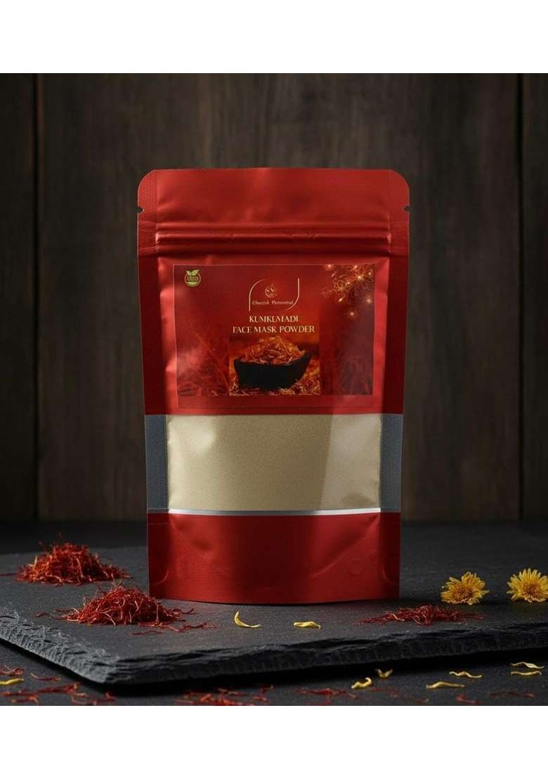 Cherish Perennial Kumkumadi Face Mask Powder 100 GM Natural Ayurvedic Facial Treatment - Indya