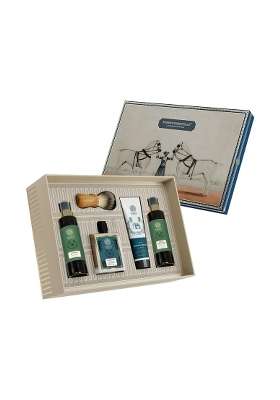 Forest Essentials Gentlemens Gift Box Luxury Ayurvedic Skincare and Grooming Gift Set for Men