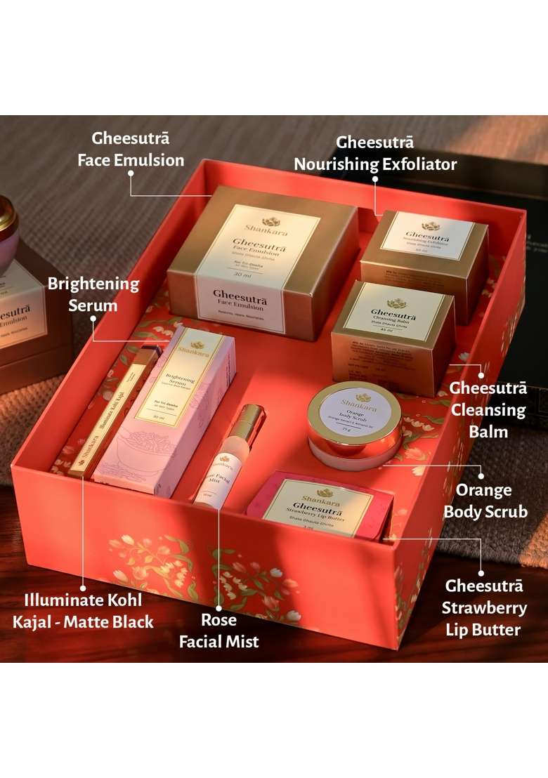 Shankara Maharani Radiance Ritual Ayurvedic Skincare Gift Set - Indya