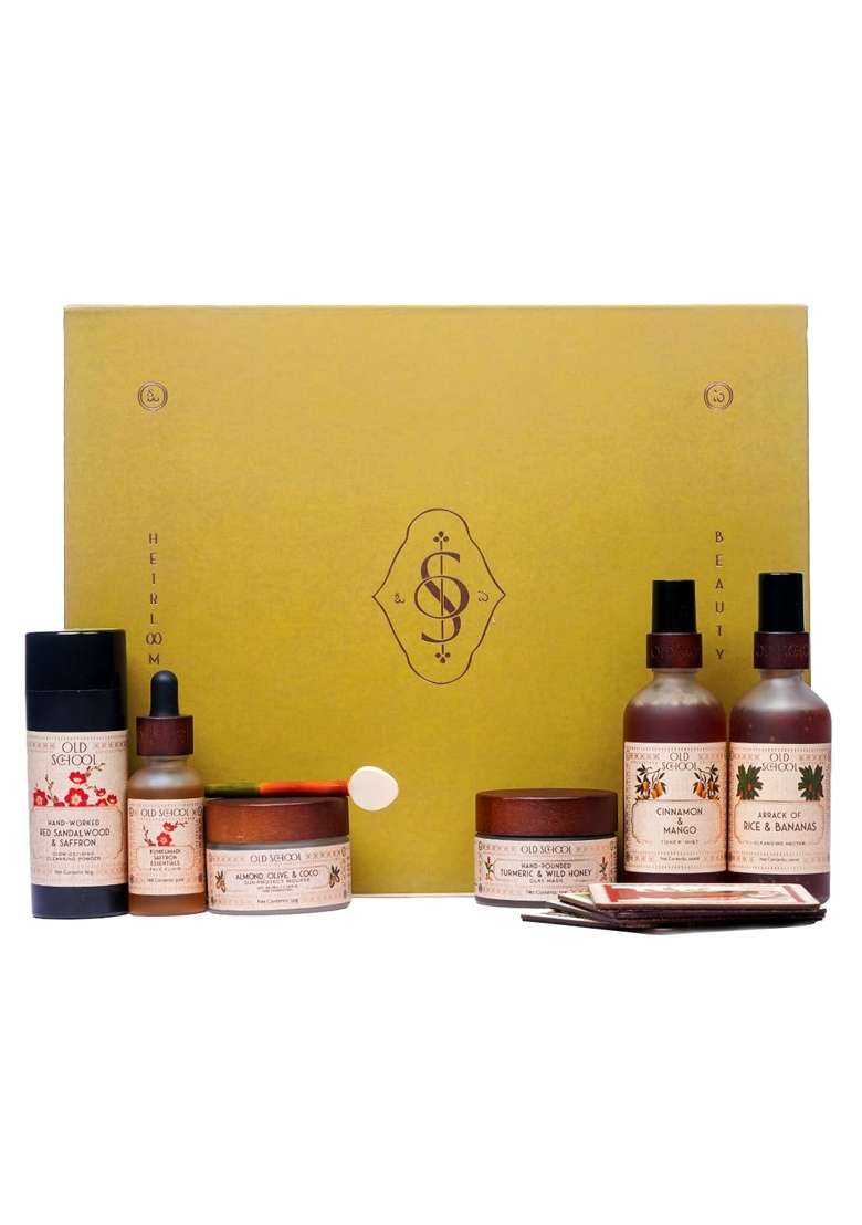 OLD School Timeless Gift Box Luxury Skincare Set for Radiant Glow - Indya