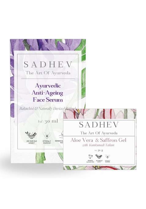 Sadhev AM PM Anti Ageing Ritual for Wrinkles Fine Lines Dark Spots and Dullness