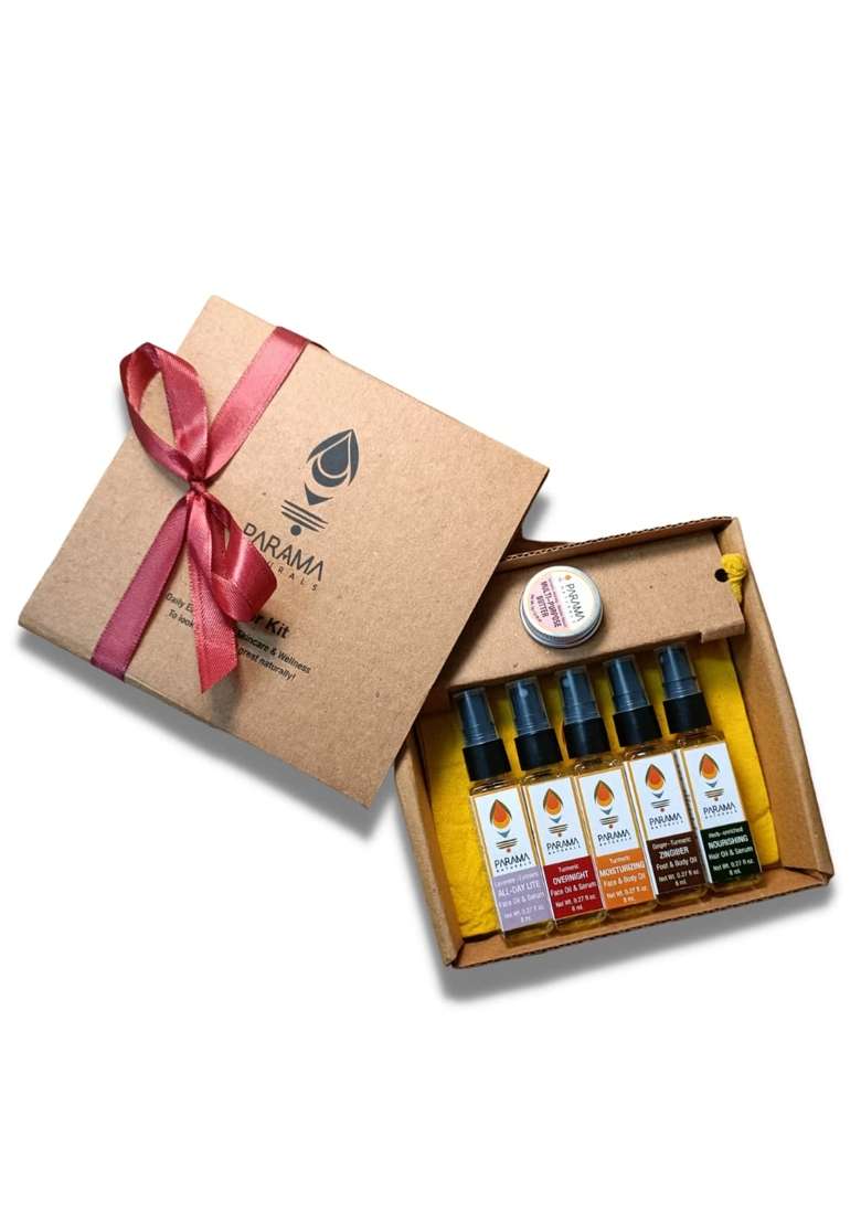 Parama Naturals Starter Kit Daily Essentials for Skincare and Wellness 6Skus - Indya