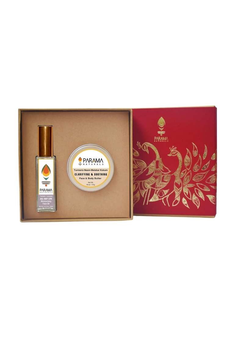 Parama Naturals Age Defying Skincare Set for Sensitive Skin Men and Women - Indya