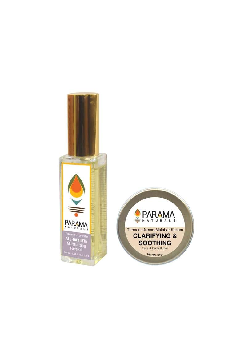 Parama Naturals Age Defying Skincare Set for Sensitive Skin Men and Women - Indya
