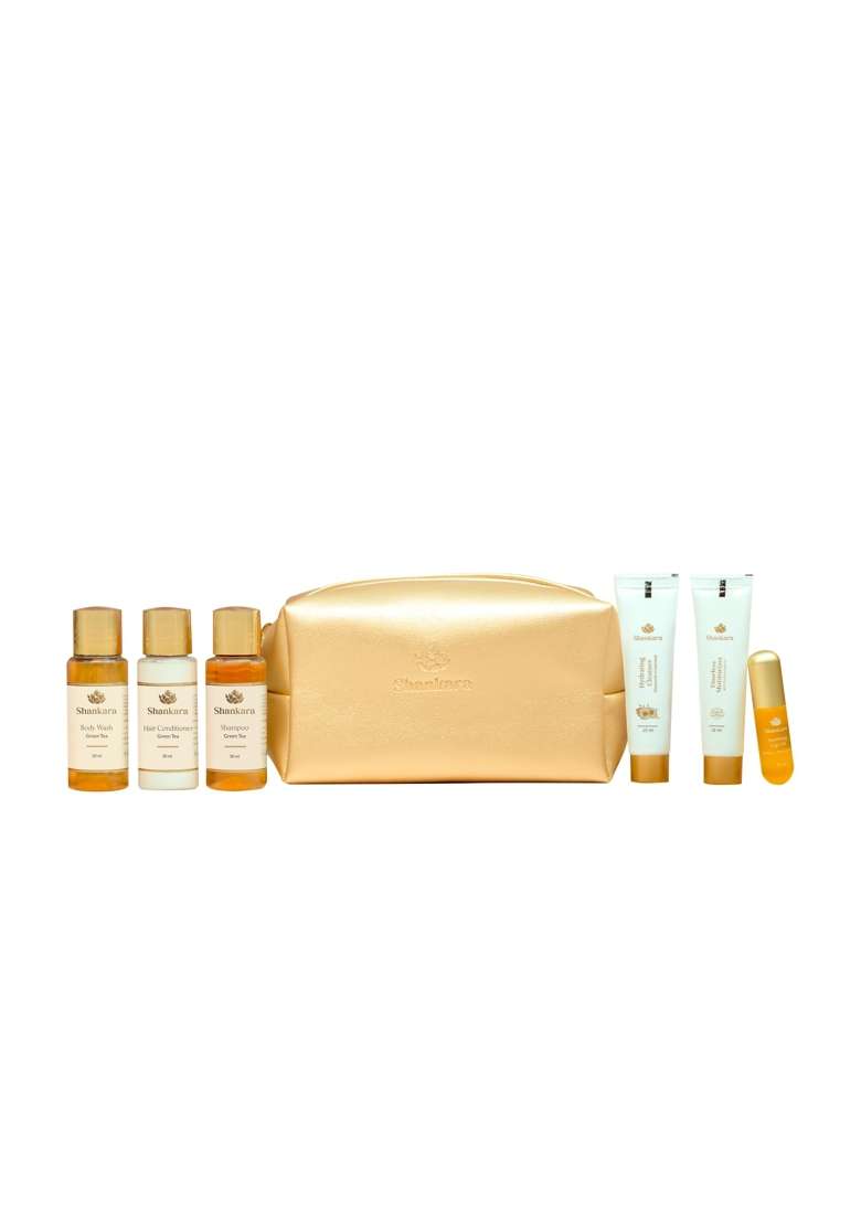 Shankara Royal Bath and Body Essentials Luxurious Ayurvedic Skincare and Haircare Gift Set - Indya