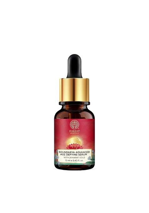 Forest Essentials Soundarya Anti Ageing Serum with 24K Gold Ayurvedic Face Serum for Clarity Pigmentation