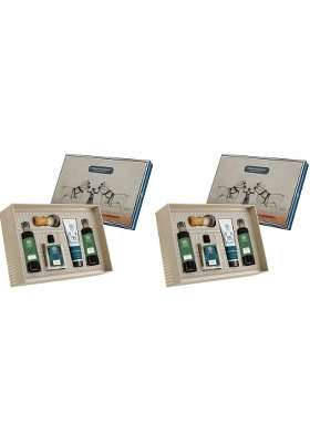 Forest Essentials Gentlemens Gift Box Luxury Ayurvedic Skincare and Grooming Gift Set for Men Pack of 2