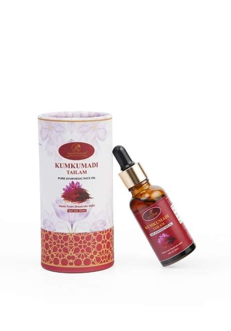 Adornn Herbals Kumkumadi Tailam Face Oil with Saffron Red Sandalwood and Manjistha Ayurvedic Facial Oil