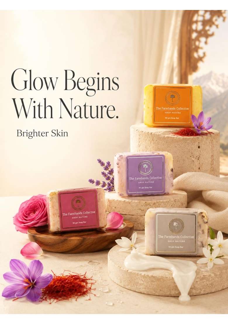 The Farmhands Collective Ayurvedic Skincare and Handmade Soap Gift Set for Women - Indya