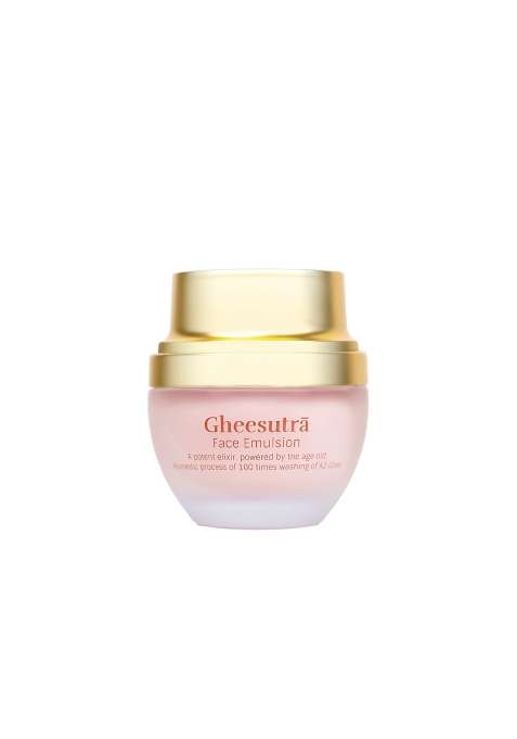 Shankara Gheesutra Face Emulsion Natural Desi Ghee Face Moisturizer Cream for Even Skin Glow and Rejuvenation