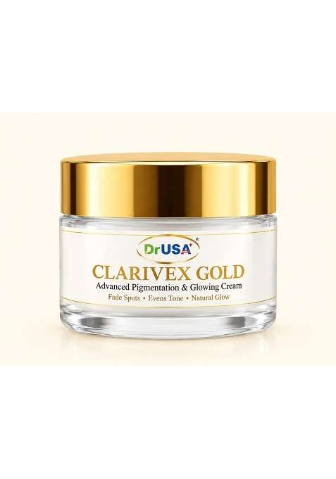 Drusa Clarivex Gold Ayurvedic Cream Is Specially Designed for Daily Skincare to Help Improve the Appearance