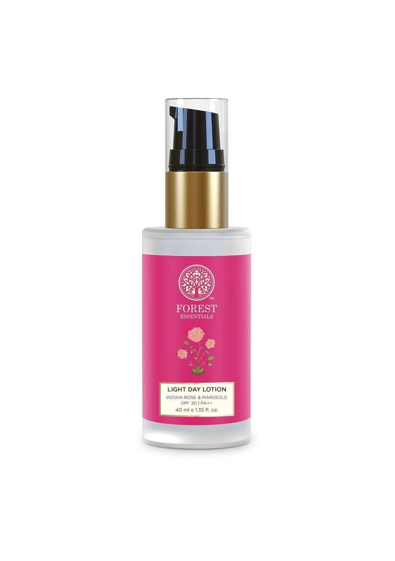 Forest Essentials Light Day Lotion Rose and Marigold with SPF 30 PA Plus - Indya