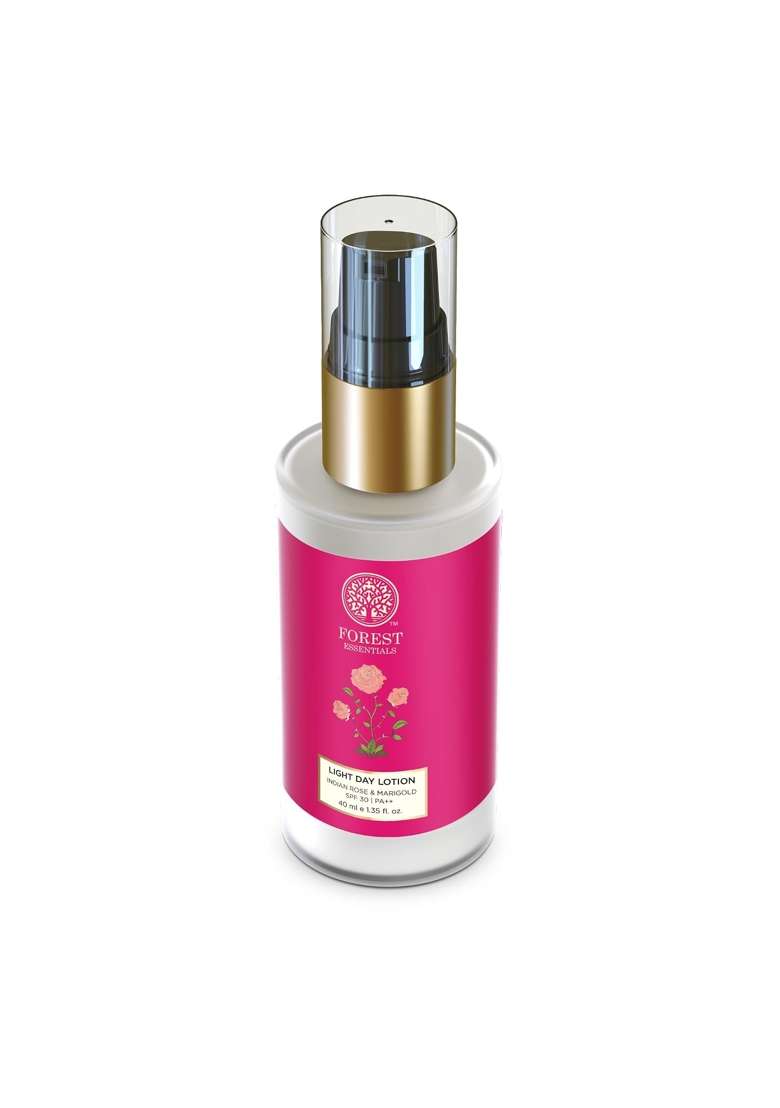Forest Essentials Light Day Lotion Rose and Marigold with SPF 30 PA Plus - Indya