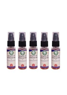 Kamdhenu Laboratories Kumkumadi Tailam 30 ML Ayurvedic Face Oil Pack of 5