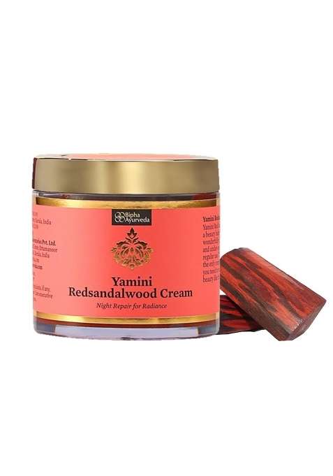 Bipha Ayurveda Yamini Red Sandalwood Cream Ayurvedic Face Cream for Hydration and Even Toned Skin