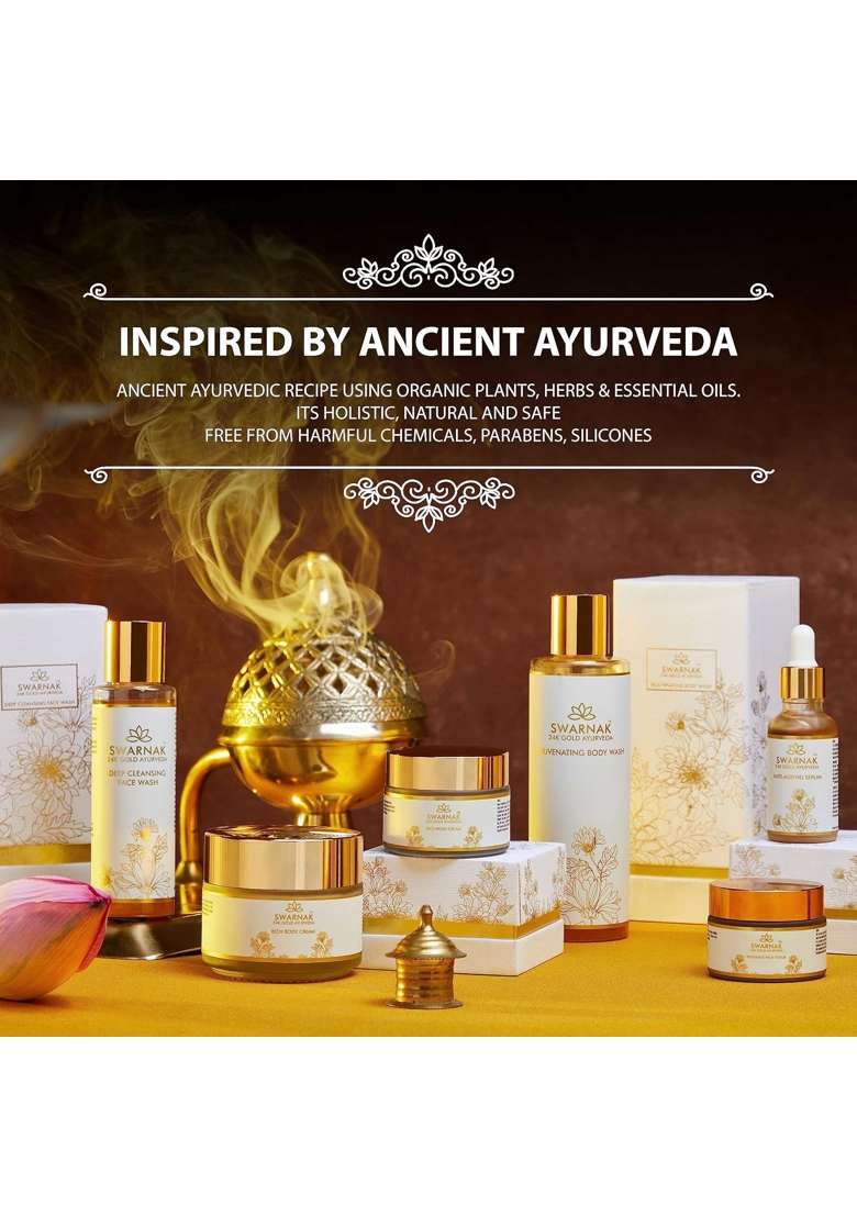 Swarnak Indias Exclusive 24K PURE Gold Infused Ayurvedic Skin Care Brand Introduces Pure Ayurvedic Youthful - Indya