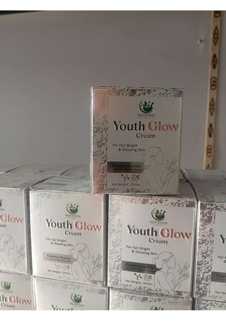 Sheaurahub Youth Glow Cream for Fair Bright and Glowing Skin 50 G - Indya