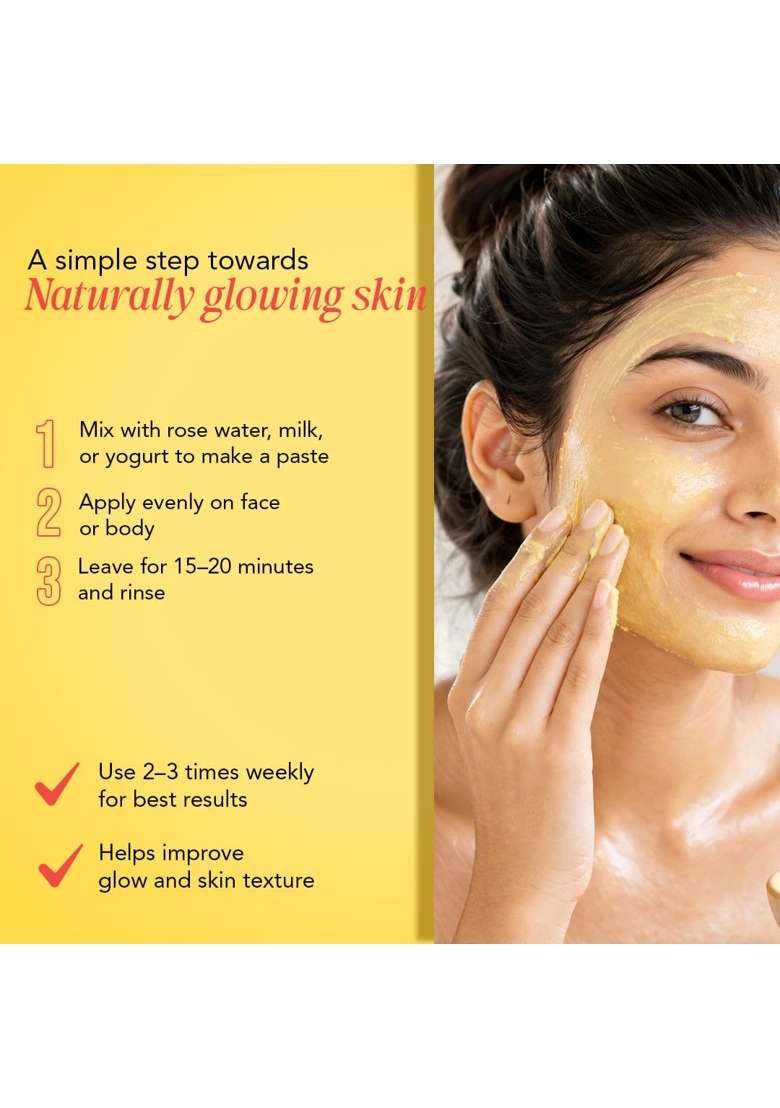 Vaidban Lazab Safed Haldi Powder Ayurvedic Skin Glow and Radiance with Safed Haldi Safed Chandan - Indya