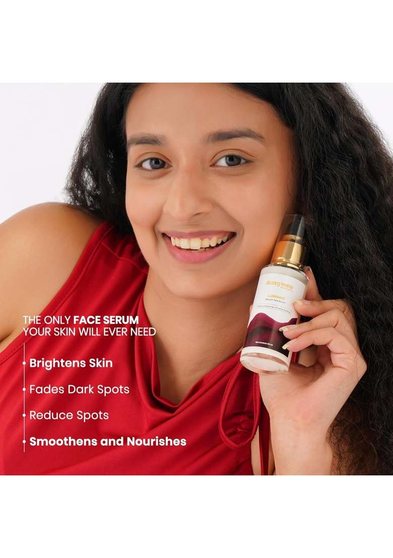 Dusky India Luminaki Bakuchi Face Serum 50 ML Natural Bakuchi Face Oil for Brightening and Radiance - Indya