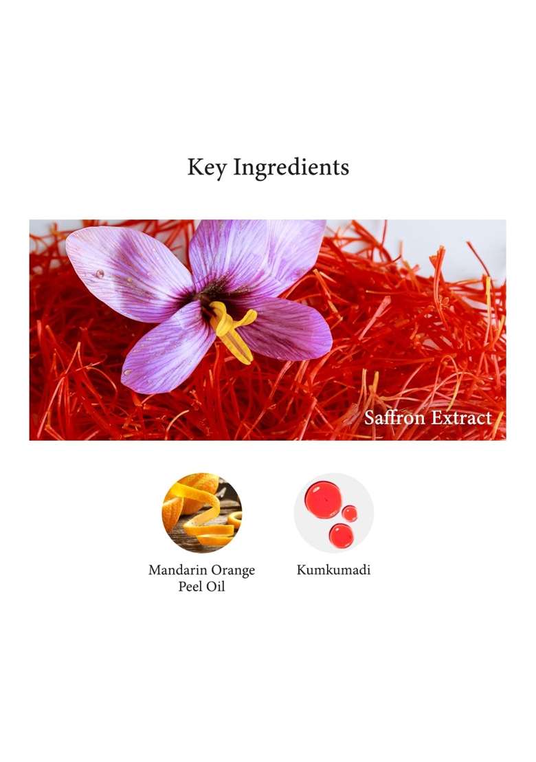 Dusky India Aestha Kumkumadi Face Oil 30 ML Ayurvedic Kumkumadi Elixir for Brightening and Glow - Indya