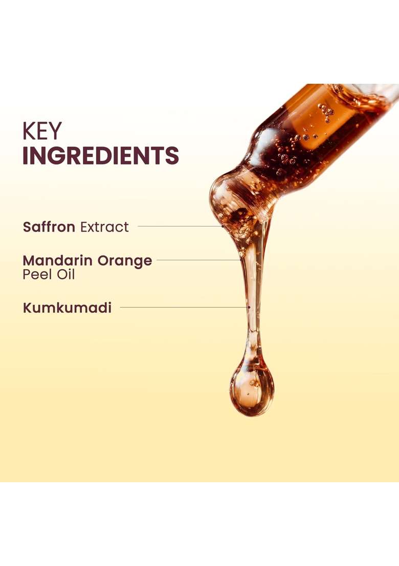 Dusky India Aestha Kumkumadi Face Oil 30 ML Ayurvedic Kumkumadi Elixir for Brightening and Glow - Indya