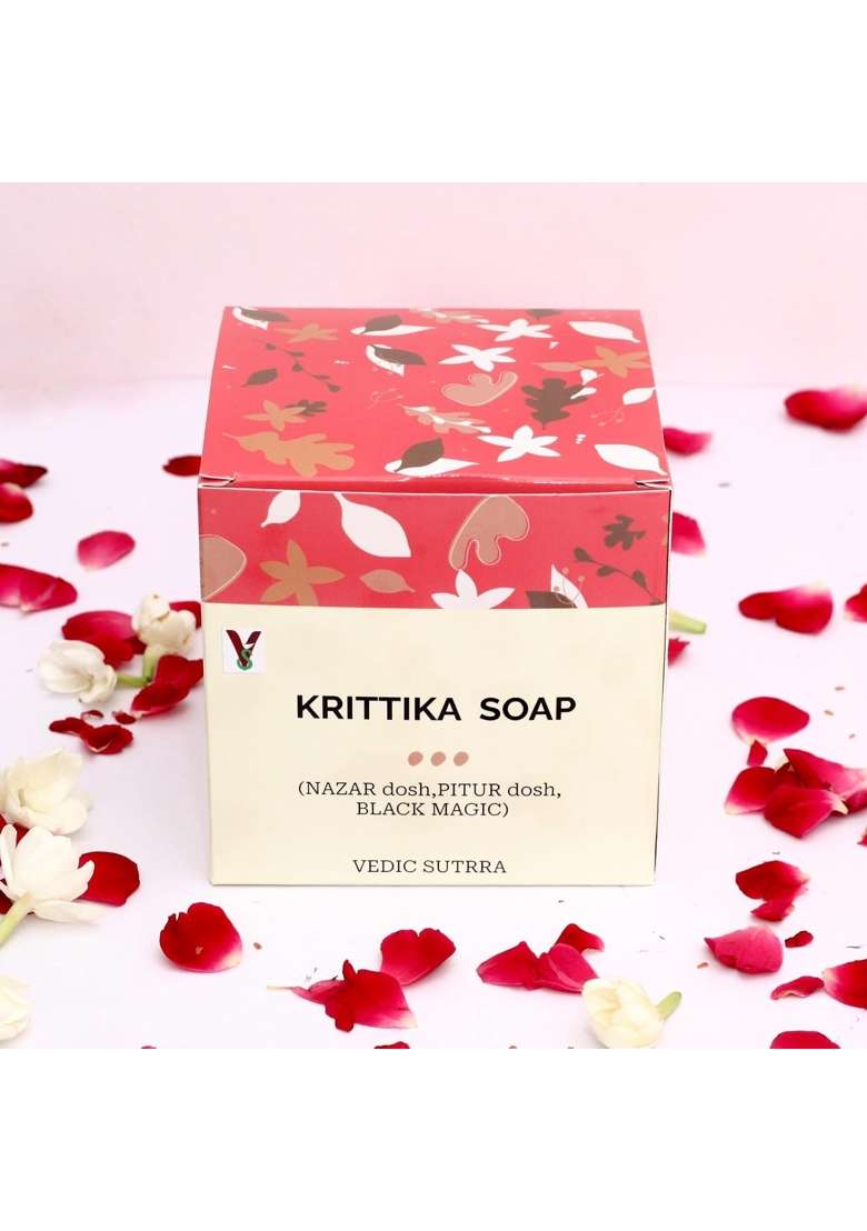 Vedic Sutrra Ayurvedic Bathing Soaps Aura Cleaner Plus Vishakha Plus Krittika Plus Purva Phalguni Pack of 4 - Indya