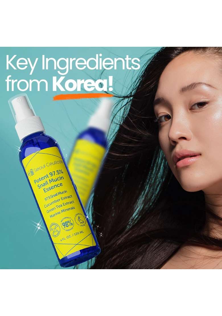 Seoulceuticals Korean Snail Mucin Essence 120ML 97 and Half Percent Snail Mucin - Indya