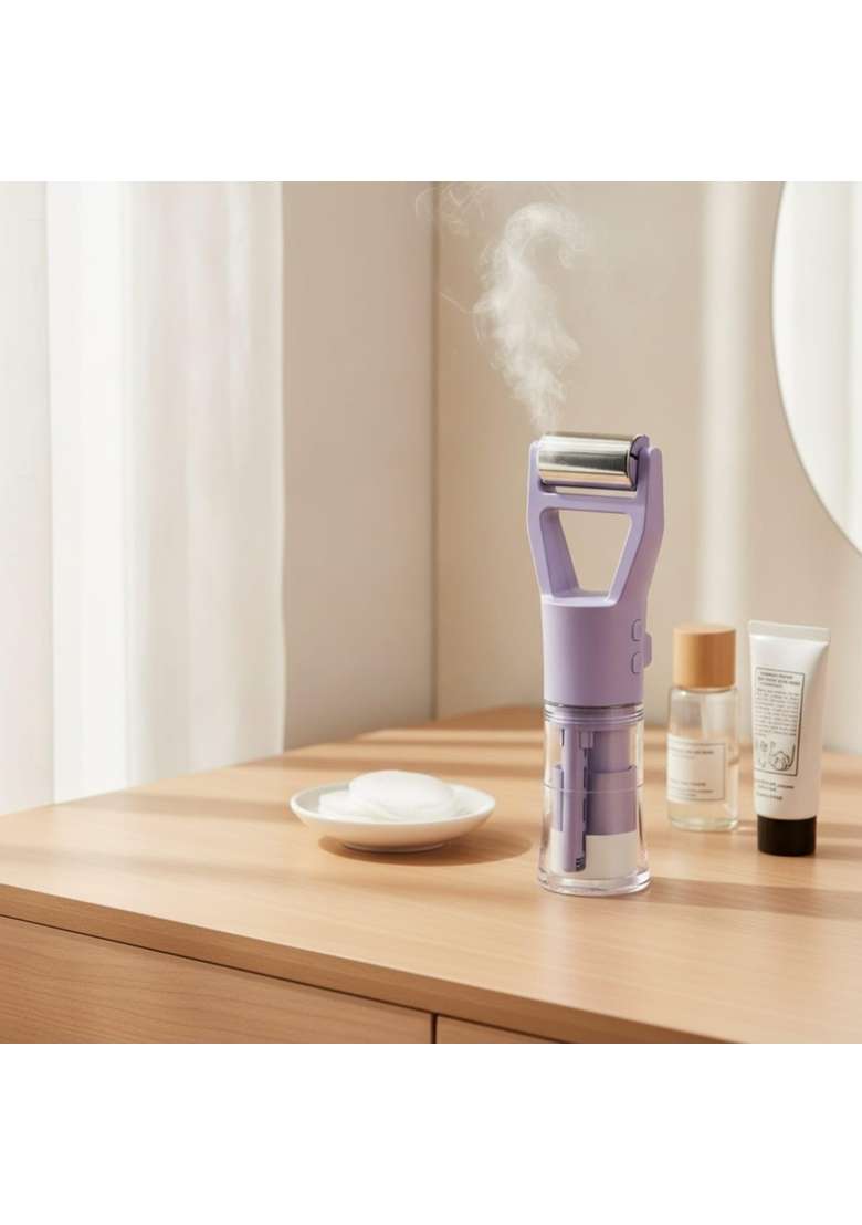 Snappsy Hydrating Facial Roller with Mister Handheld Face Roller with Mist Spray Portable Nano Mist Sprayer - Indya