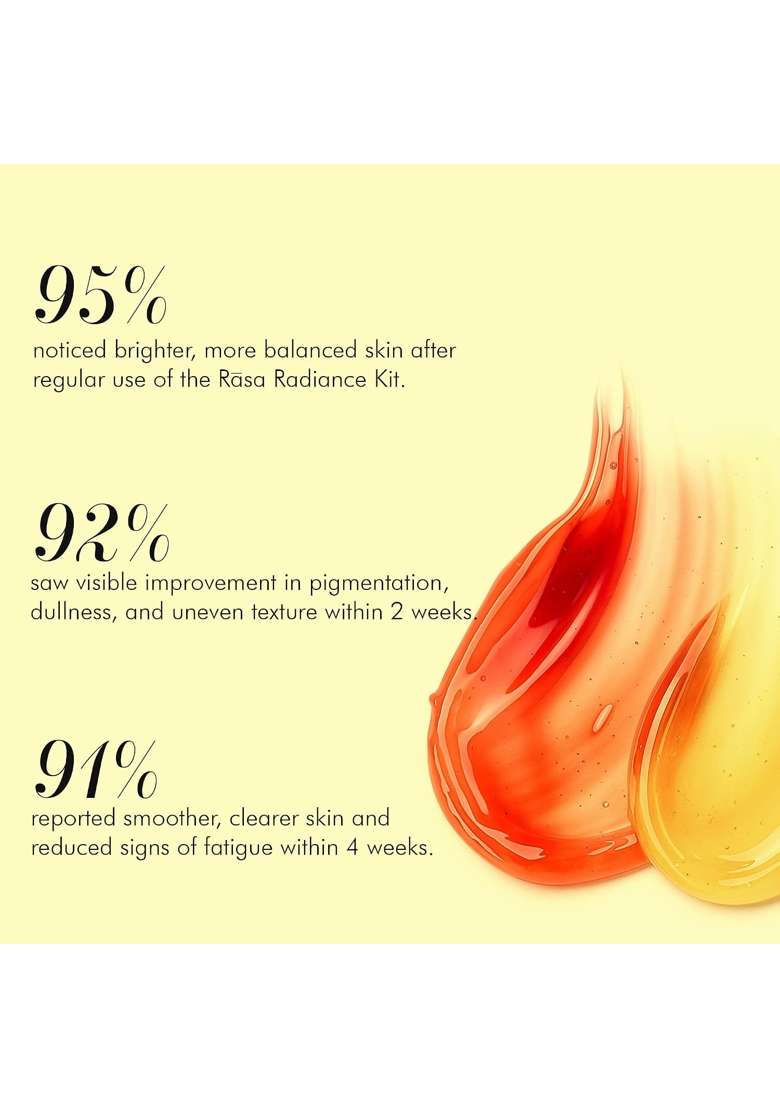 Vedicderm Rasa Radiance Kit Ayurvedic Ritual for Pigmentation Glowing Skin and Even Tone - Indya