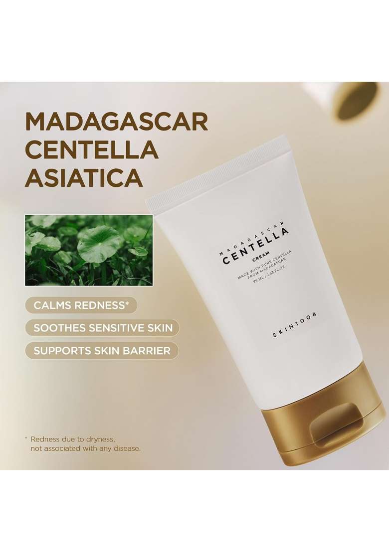 SKIN1004 Madagascar Centella Cream Korean Face Moisturizer with Organic Ingredients - Indya