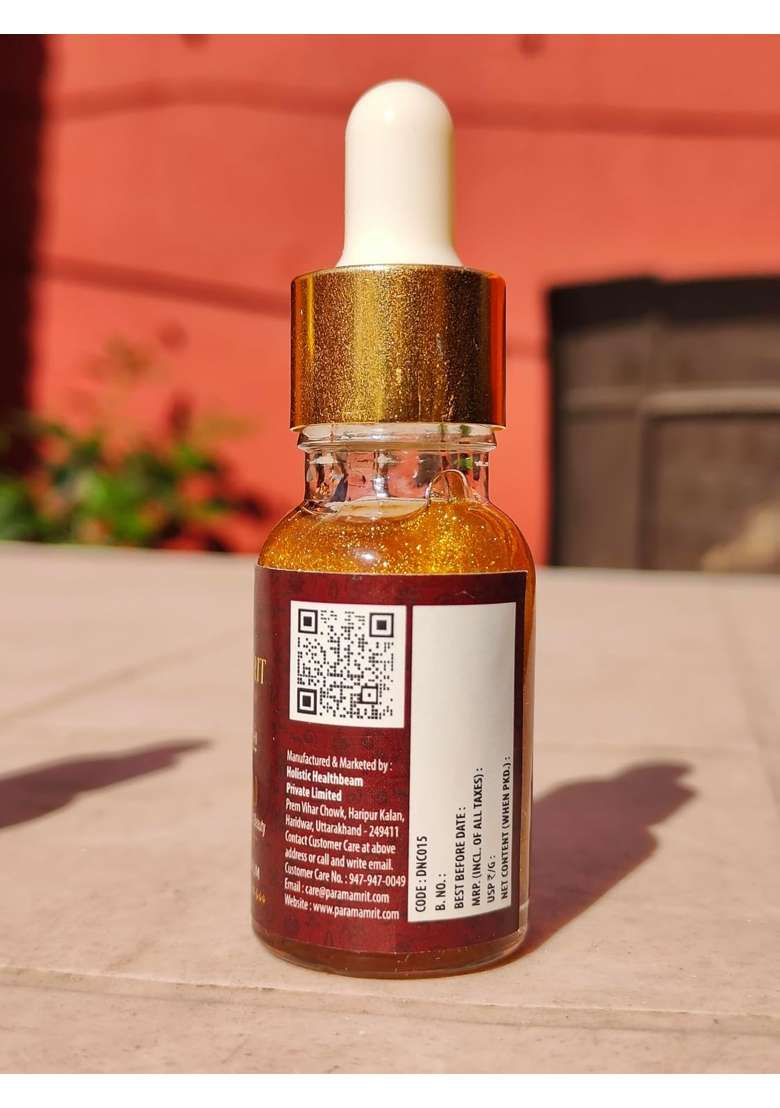 Param Amrit Kumkumadi Gold Face Serum 15ML Ayurvedic Glow Serum Herbal Formula - Indya