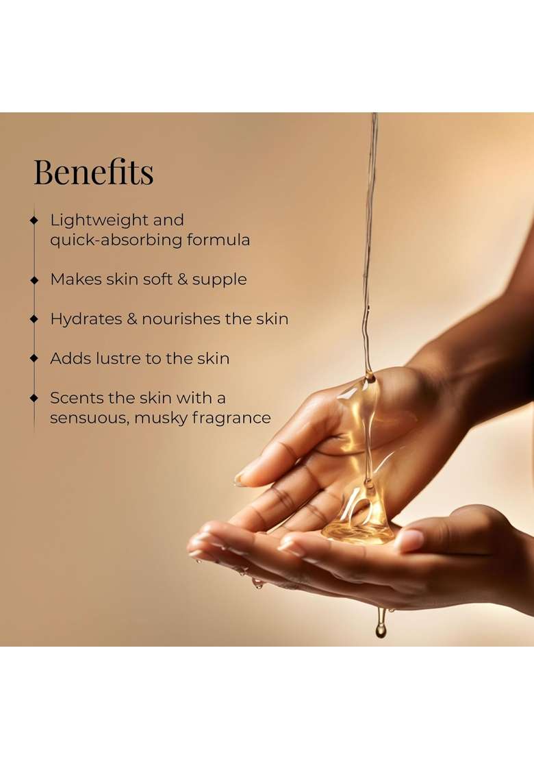 Forest Essentials After Shower on Wet Skin After Bath Oil Lime Saffron Oudh - Indya