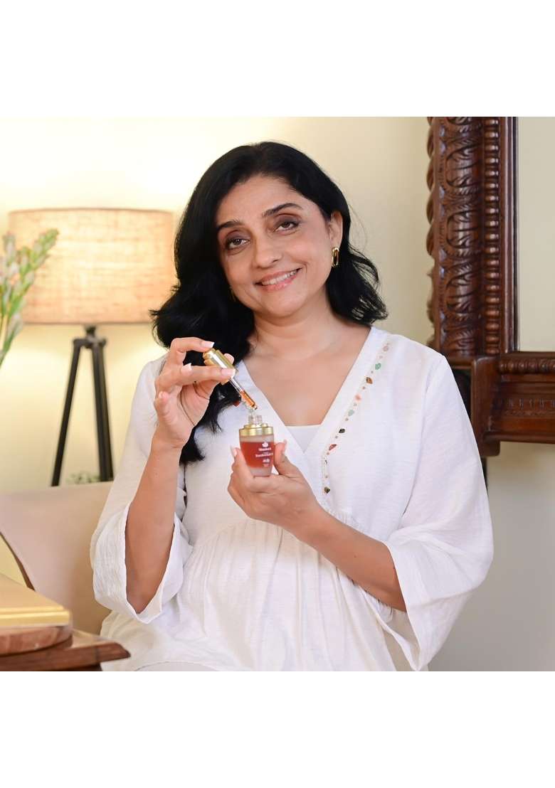 Shankara Ayurvedic Kumkumadi Oil Tailam with Saffron and Red Sandalwood - Indya