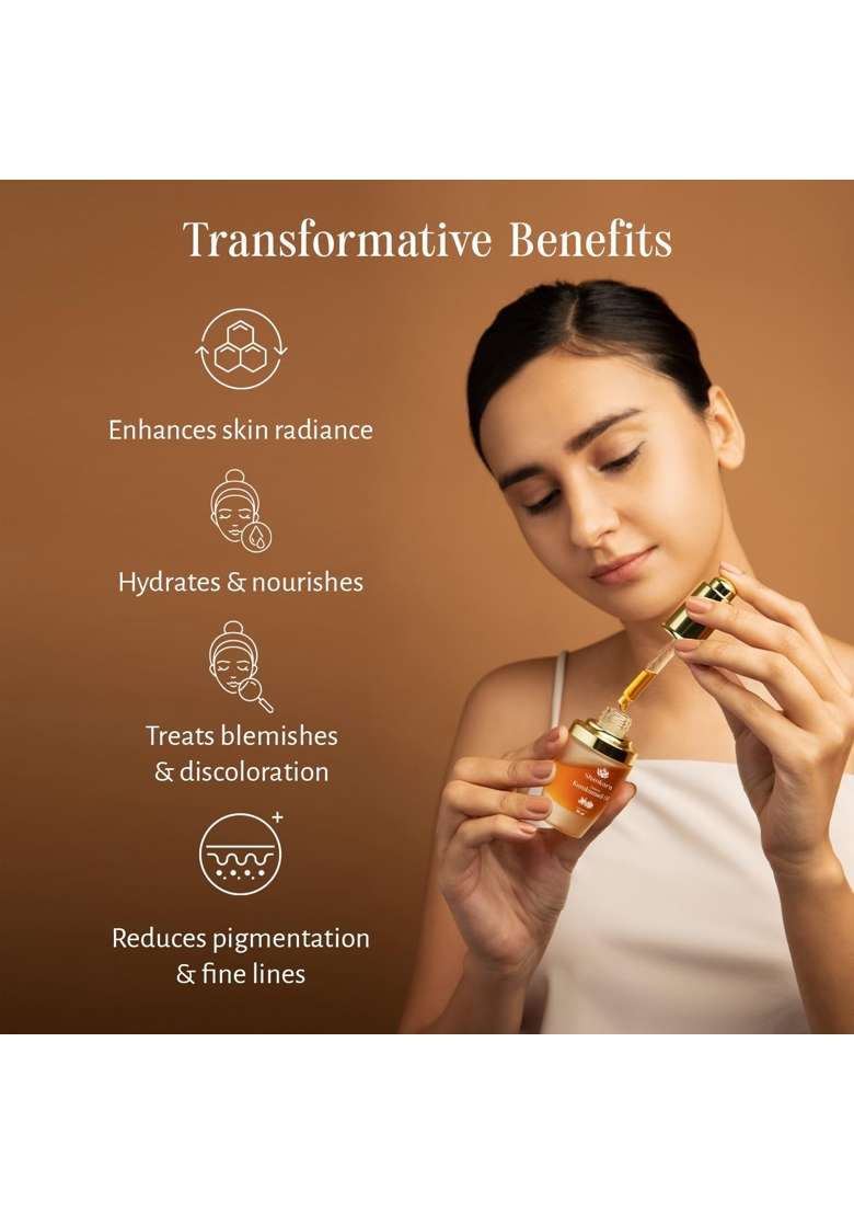 Shankara Ayurvedic Kumkumadi Oil Tailam with Saffron and Red Sandalwood - Indya